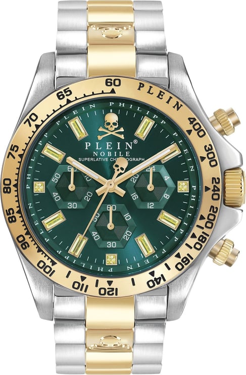 Philipp Plein PWCAA0821 Nobile Wonder horloge 43 mm Groen