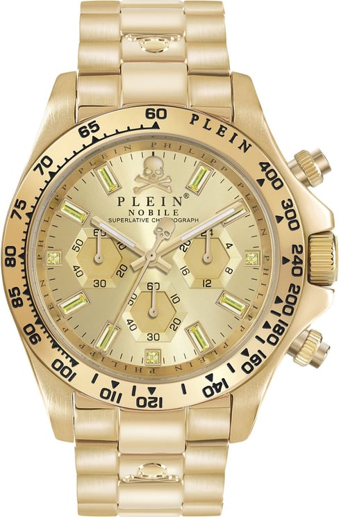 Philipp Plein PWCAA1121 Nobile Wonder horloge 43 mm Goud