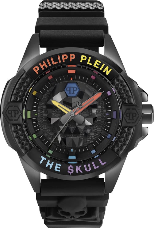 Philipp Plein PWAAA0621 The $kull horloge 44 mm Zwart