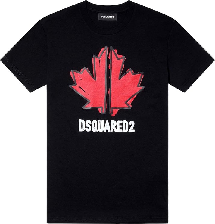 Dsquared2 Sports Edition T-shirt Zwart Zwart