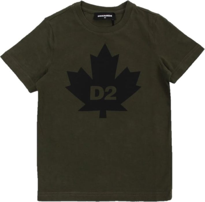 Dsquared2 T-Shirt Groen Zwart