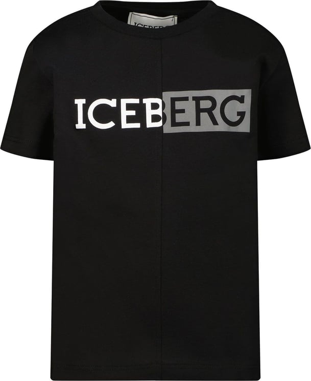 Iceberg Baby T-shirt Zwart Zwart
