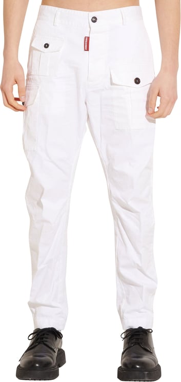 Dsquared2 white pants Wit