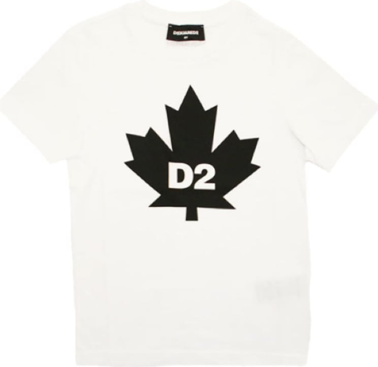 Dsquared2 Relax T-shirt KIDS White/Black Wit