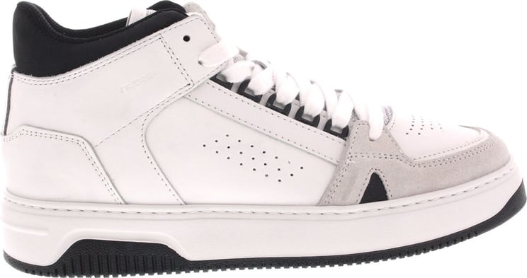 Sneakers Basket Mid (m) White-grey Wit