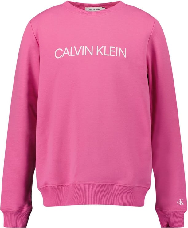 Calvin Klein Kindertrui Donker Roze Roze