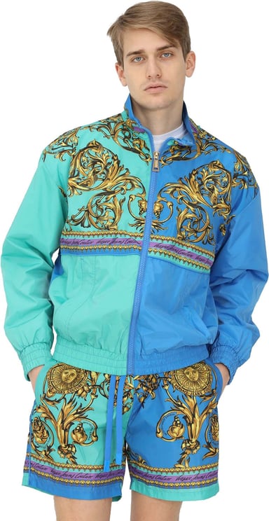 Versace Jeans Couture Coats Clear Blue Blauw