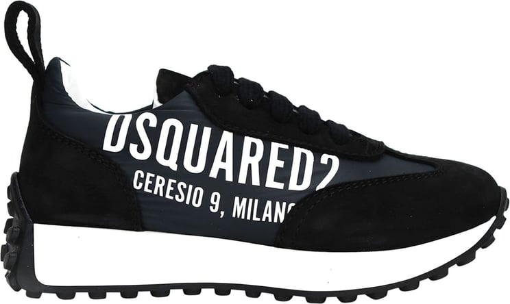 Dsquared2 Milano sneaker zwart Zwart