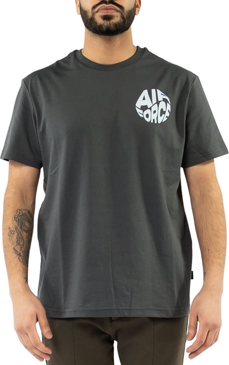 Airforce Round Fb T-Shirt Grijs