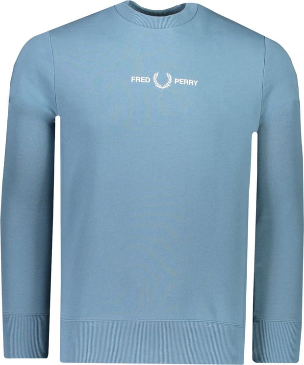 Fred Perry Sweater Blauw Blauw