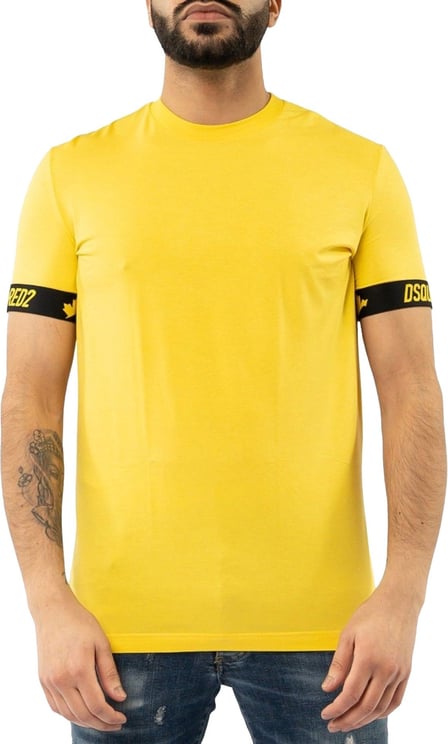 Dsquared2 Round Neck T-Shirt Yellow Geel
