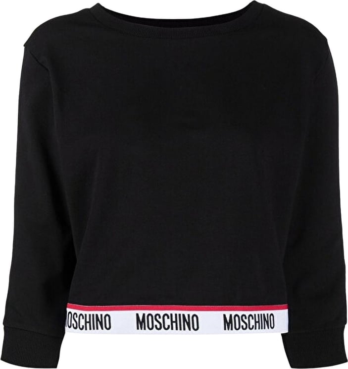 Moschino Moschino Underwear Logo Tape Sweatshirt Zwart