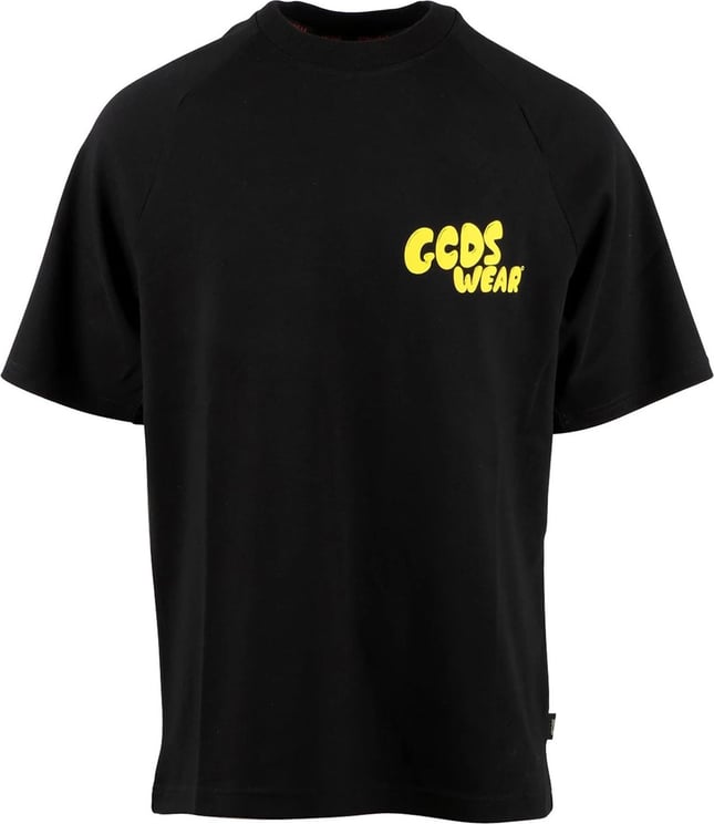 GCDS Gcds Rick & Morty Cotton T-Shirt Black