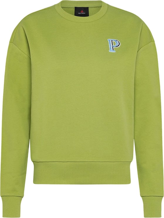 Peuterey Sweatshirt with small front print Groen