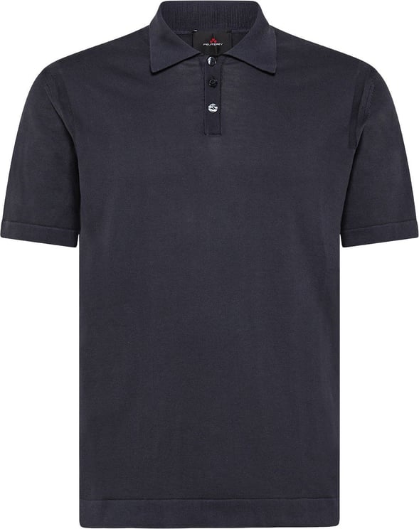Fine knitted cotton polo