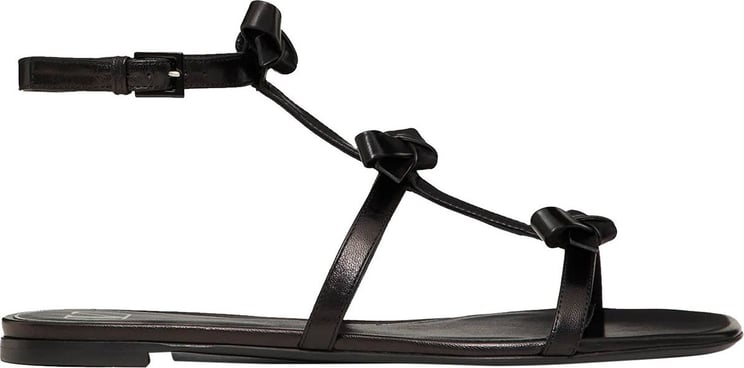 Valentino French Bow Leather Sandals