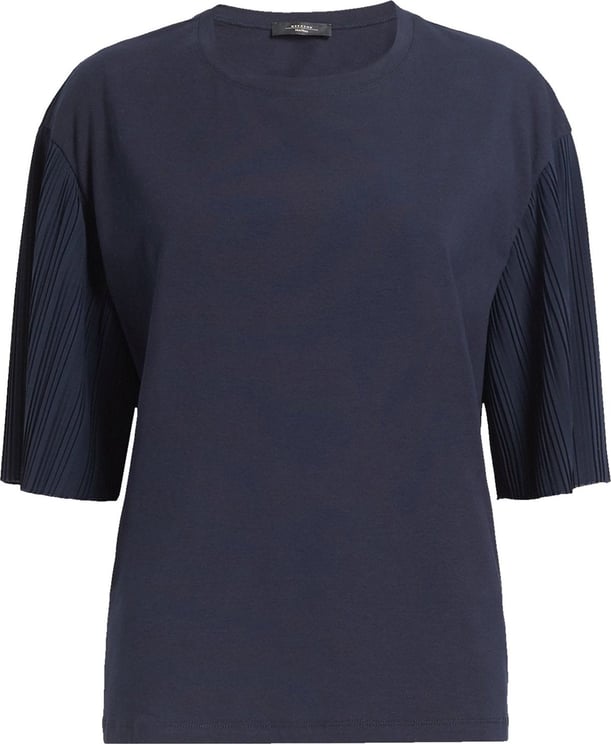 Max Mara Max Mara Weekend Cotton Jersey T-Shirt Blauw