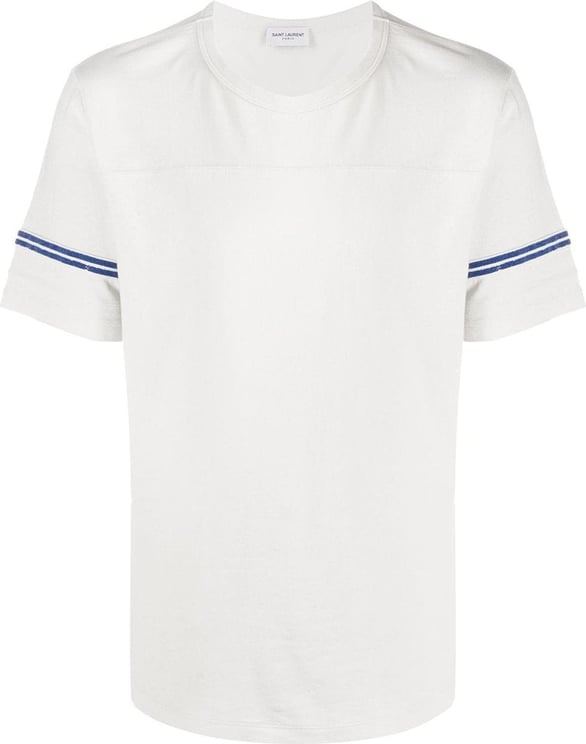 Saint Laurent Saint Laurent Logo T-Shirt Wit