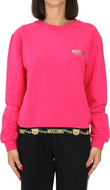 Moschino Moschino Underwear Logo Sweatshirt Roze