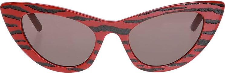 Saint Laurent Saint Laurent Zebra Sunglasses Rood