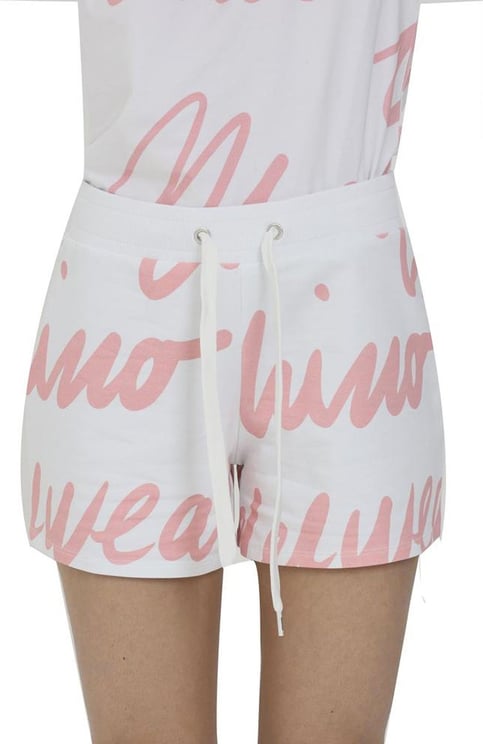 Moschino Moschino Underwear Logo Cotton Shorts Wit
