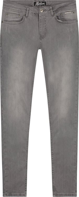 Malelions Men Split Jeans - Grey Gray