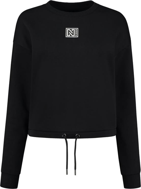 Drawstring Sweater Black