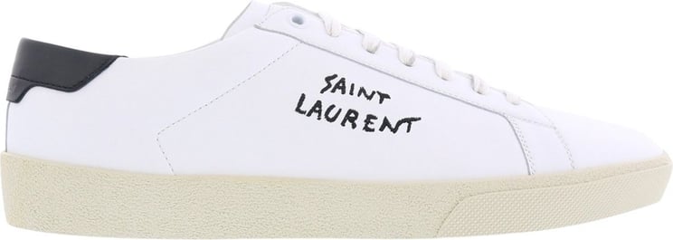 Saint Laurent Sl06 Signa Low Top S White