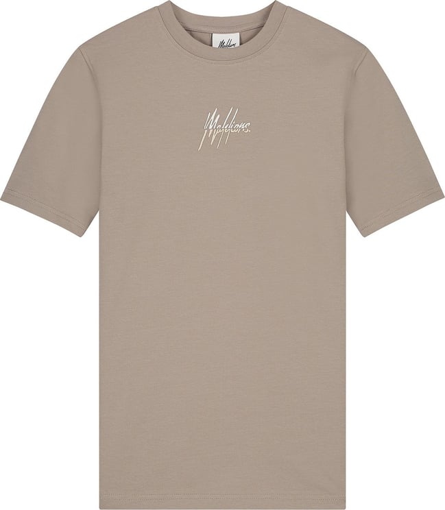 Malelions Women Kiki T-Shirt - Taupe/Beige Taupe