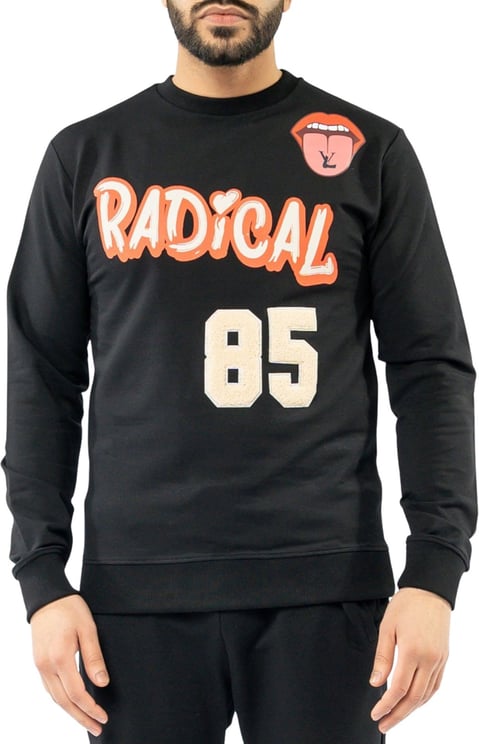 Radical Crewneck 85 Sweater Zwart Zwart
