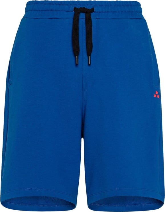 Peuterey Short 100% cotton sweatpants Blauw