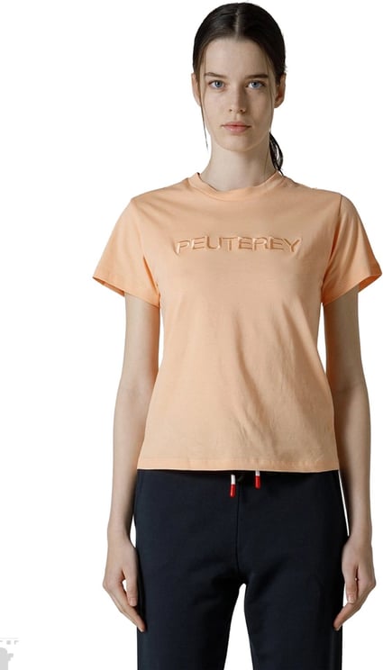 Peuterey New Sylva Emb T-shirt Dames Abrikoos Oranje