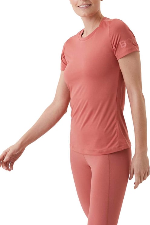 Björn Borg Slim T-shirt Dames Roze Roze