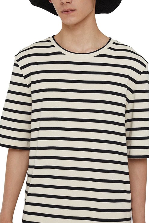 Two-toned Stripped T-shirt