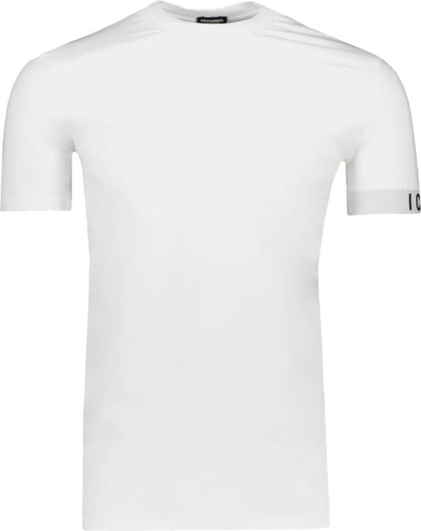 Dsquared2 Round Neck T-shirt Wit