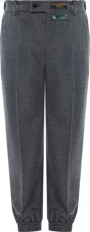 Gucci Gucci Casual Wool Trousers Gray