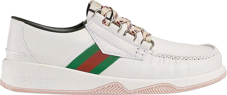 Gucci Gucci Leather Sneakers Wit