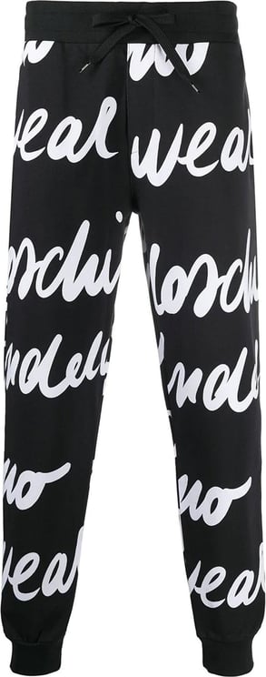 Moschino Underwear Logo Print Cotton Pants