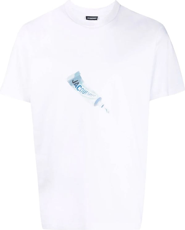 T-shirt Le T-shirt Dentifrice Blanc Bleu