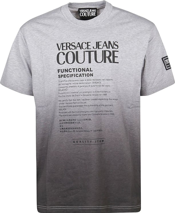 Versace Jeans Couture Degrade` T-shirt Grey Grijs