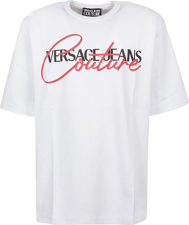 Versace Jeans Couture Rubber T-shirt White Wit