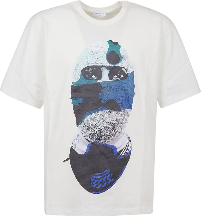 Ih Nom Uh Nit T-Shirt Relaxed Fit With Mask Blu Wit
