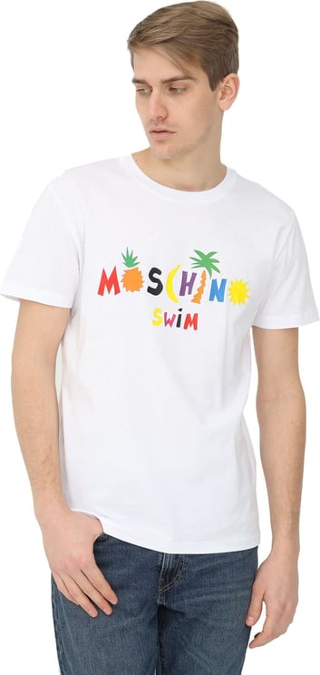 Moschino T-shirts And Polos White Wit