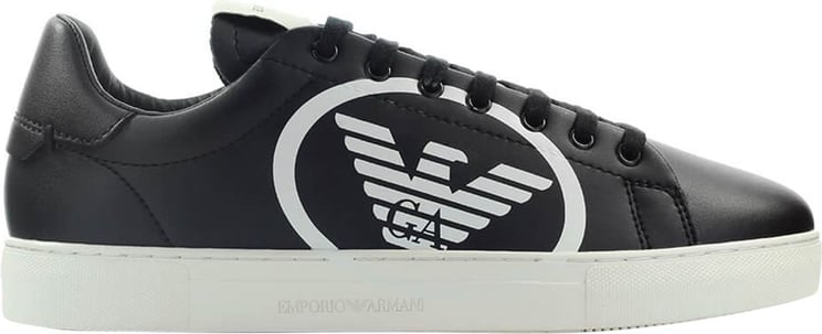 Black Sneaker With Maxi Logo Black