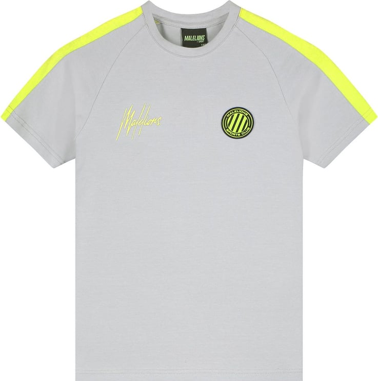 Malelions Junior Sport Striker T-Shirt - Grey Grijs