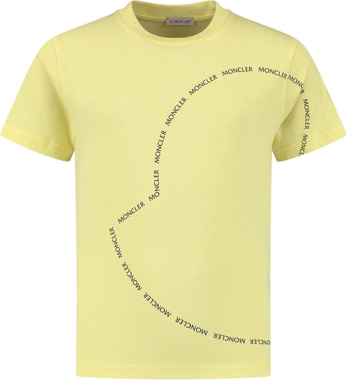 Moncler Ss T-shirt Geel