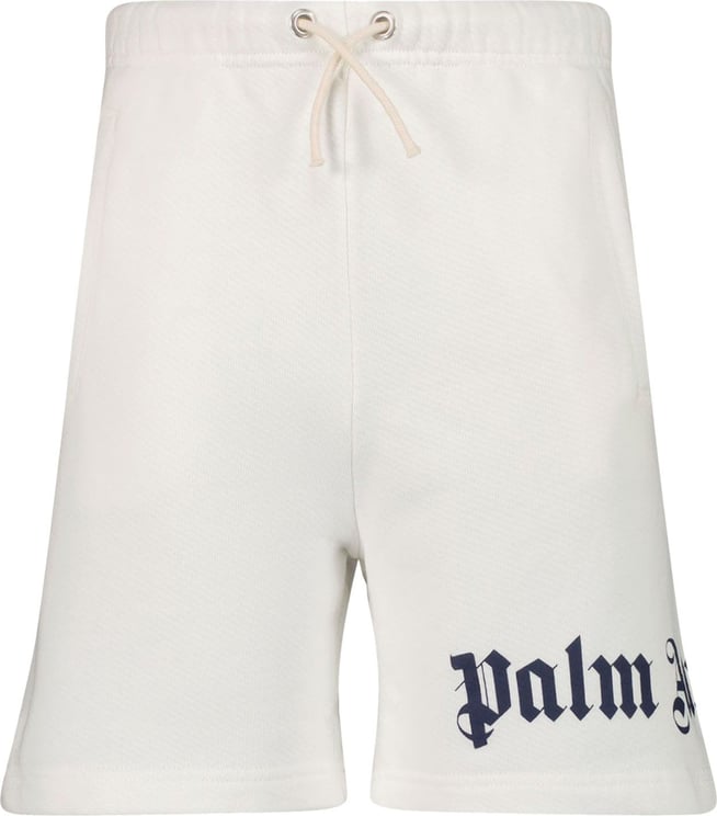 Palm Angels Kinder Shorts Off White Wit