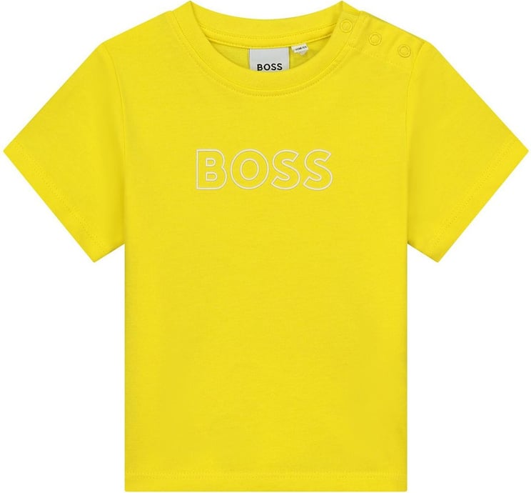 Hugo Boss Tee-shirt Geel