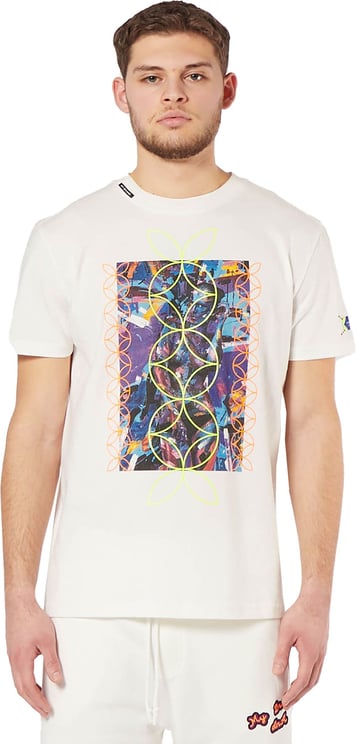 My Brand Dna Flowers T-Shirt Wit