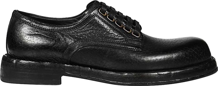 Dolce & Gabbana Dolce & Gabbana Leather Derby Shoes Zwart